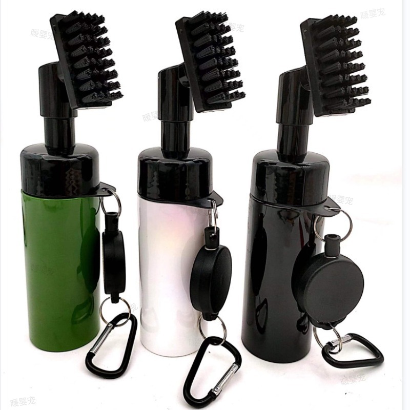 Golf Equipment To Improve Your Game - Golfclub-Reinigungswerkzeug Golfbürste Golfzubehör Tragbare Rillenreinigungsbürste Sprühflasche