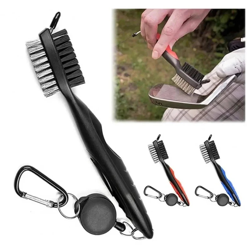 Golf Equipment To Improve Your Game - 1/2 Stück Golfschläger-Reinigungsbürste Ausziehbarer Doppelseitiger Nylon-Borstenreiniger