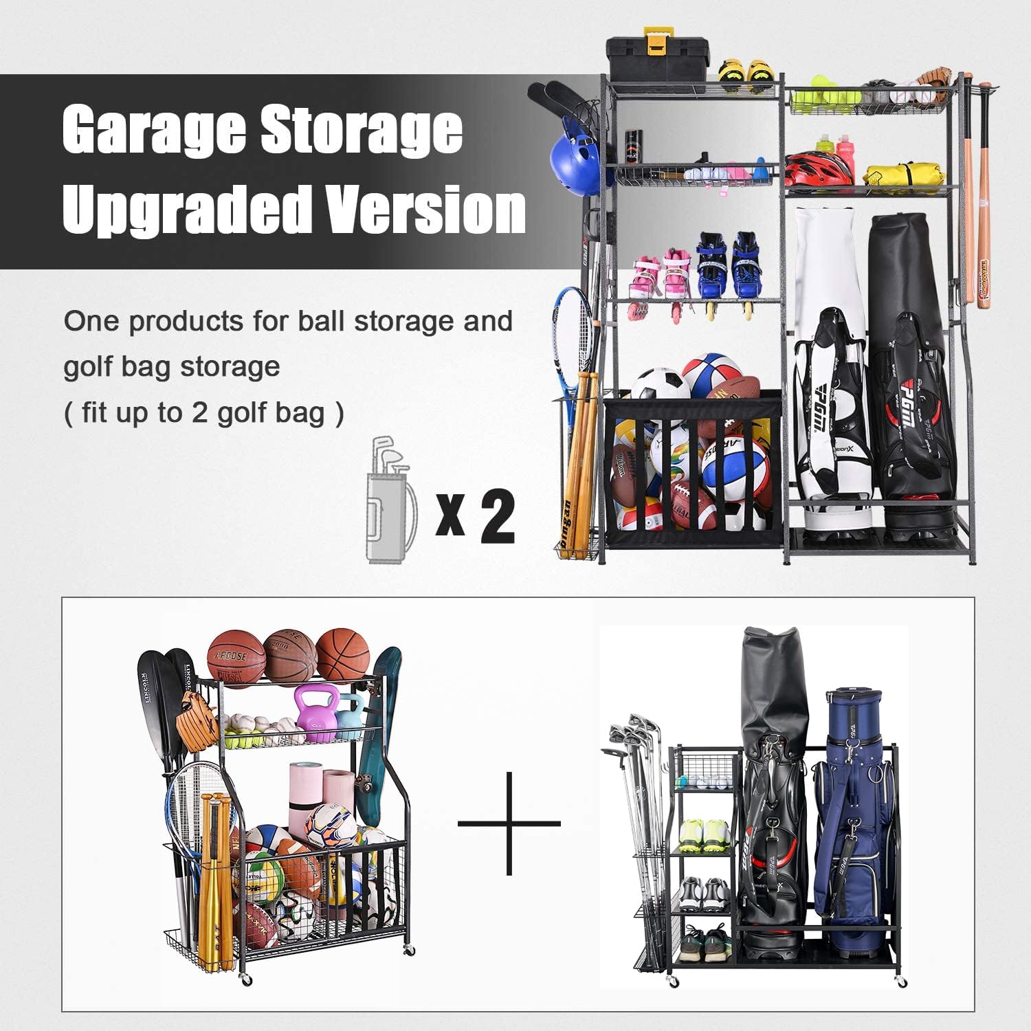 Garagen-Sportgeräte-Aufbewahru – Golf Equipment Garage Storage Bewertung und Preis