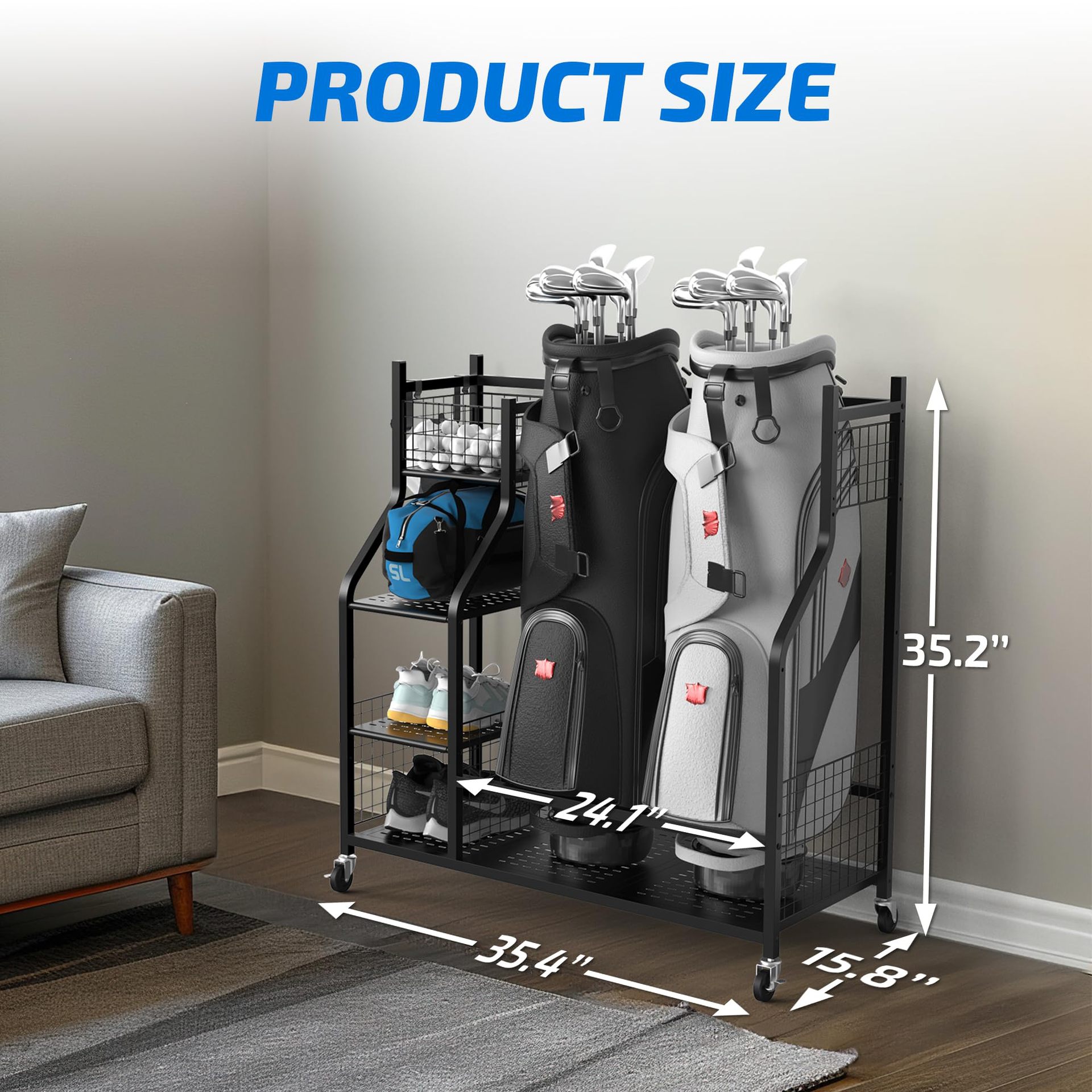 # Grenzüberschreitender, freis – Golf Equipment Garage Storage Bewertung und Preis