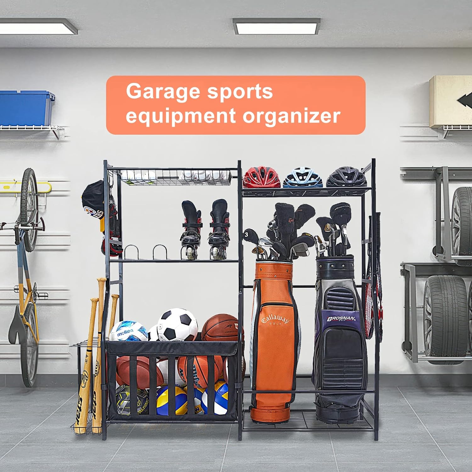 Garagen-Sportgeräte-Aufbewahru – Golf Equipment Garage Storage Bewertung und Preis