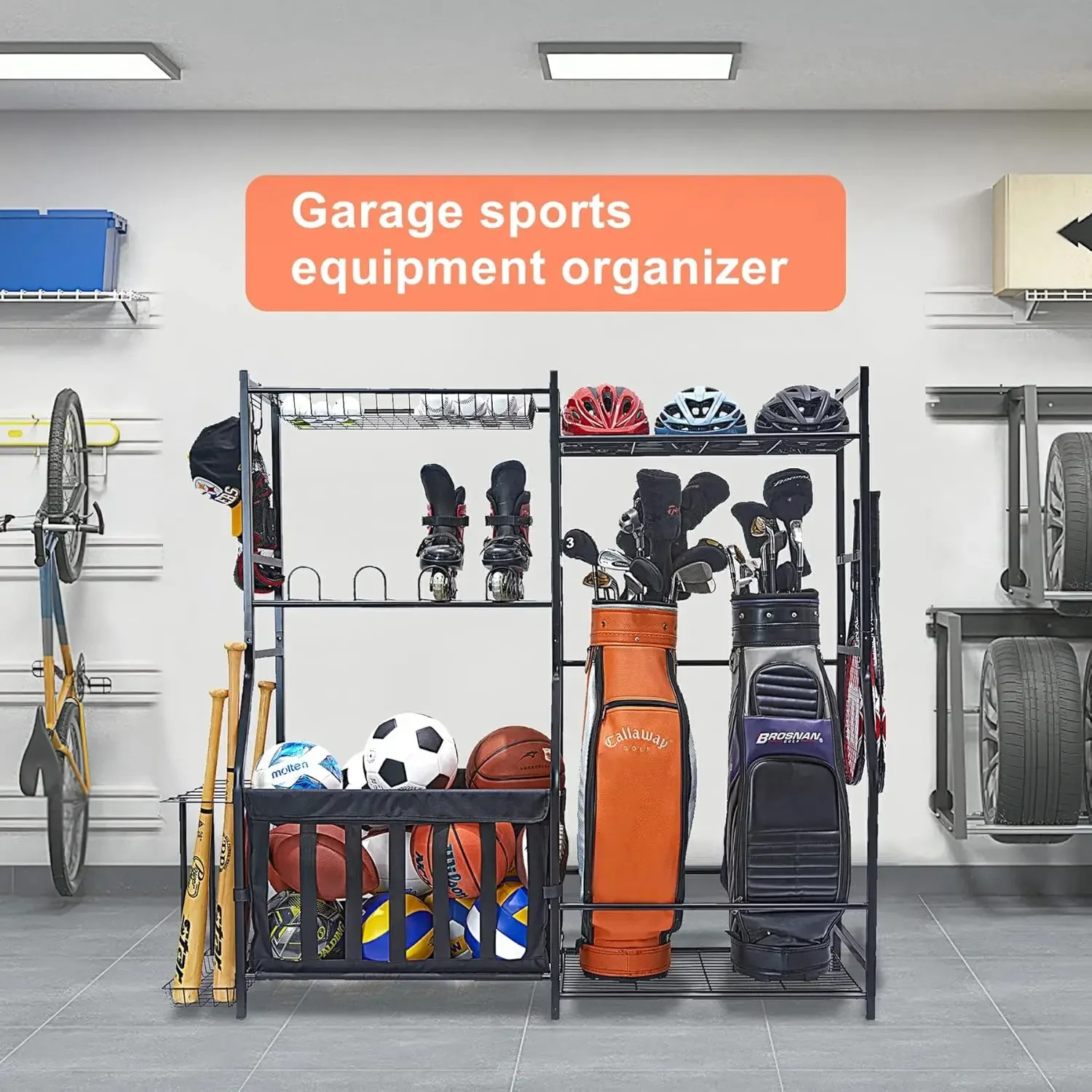 Garagen-Sportgeräte-Organizer  – Golf Equipment Garage Storage Bewertung und Preis